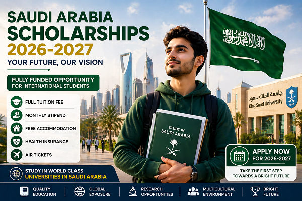 Saudi Arabia Scholarships 2026–2027: Complete Guide, Eligibility, Benefits, and How to Apply