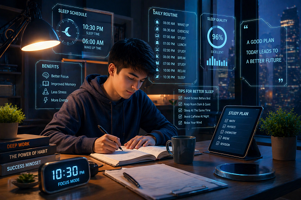 Best Sleep Routine for Students During Exams