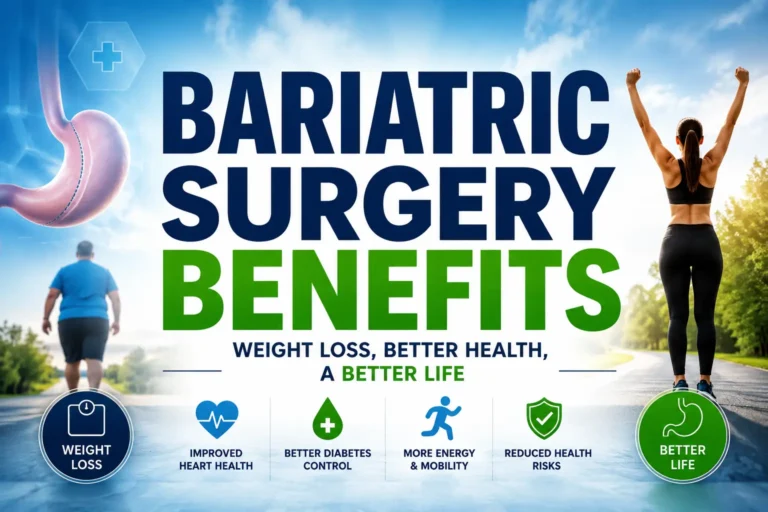 Before and after results of bariatric surgery weight loss