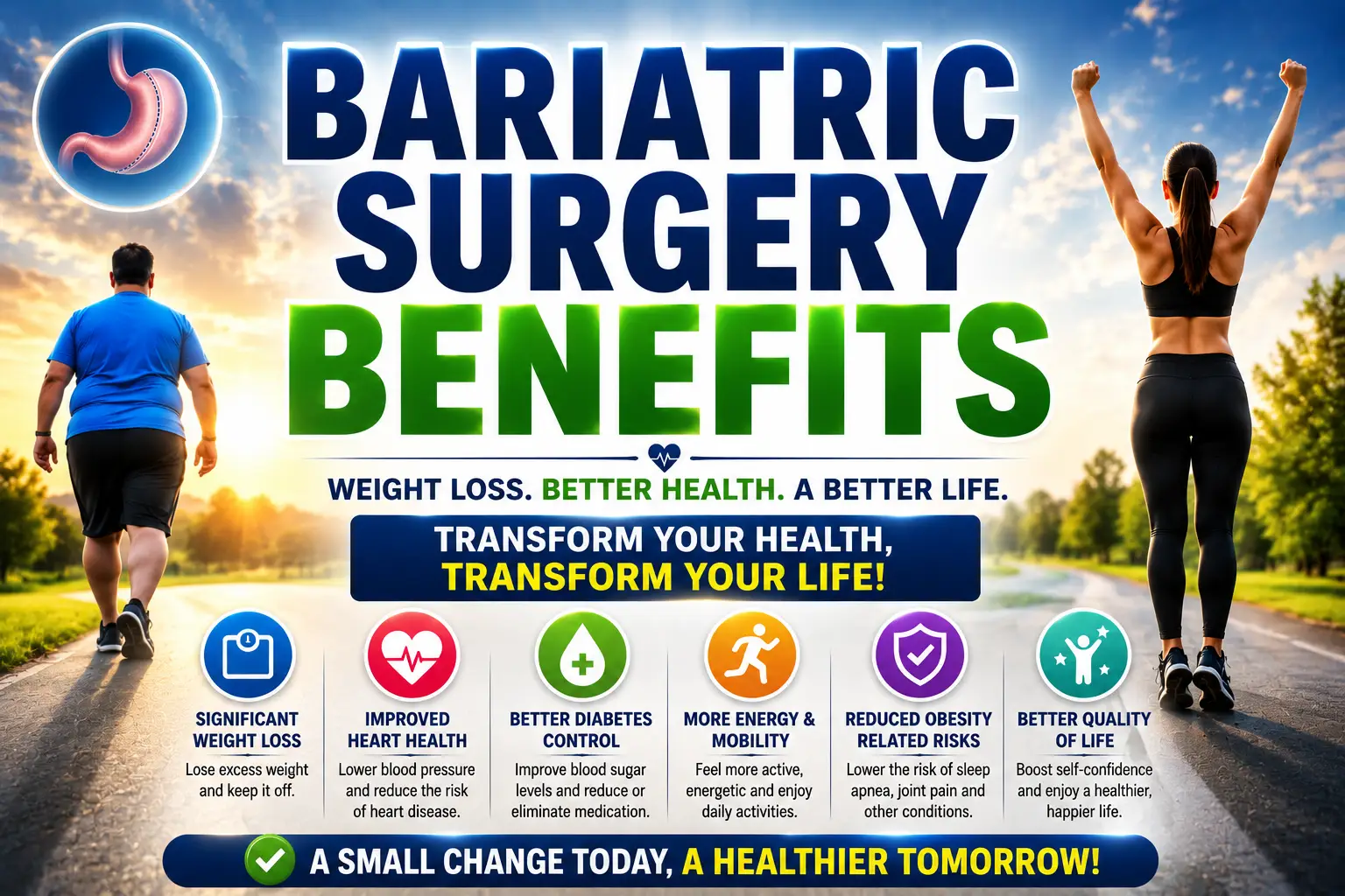 Heart health improvement after bariatric surgery