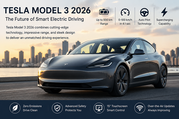 Tesla Model 3 2026: The Ideal Smart Electric Car for Modern Drivers