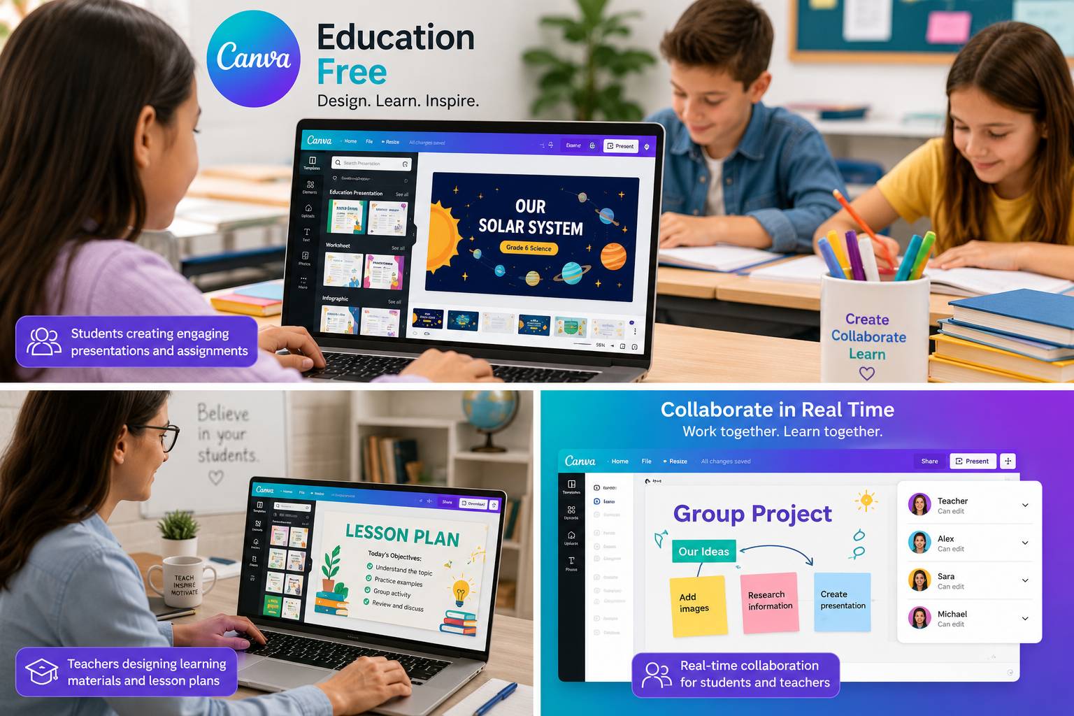 Canva AI powered design tools for students creators and digital projects