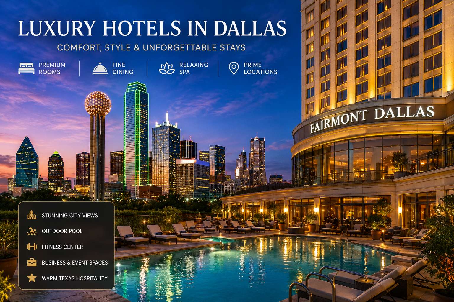 best attractions and famous places included in Dallas tourism travel guide