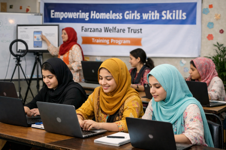 Empowering Homeless Girls with Digital and Beautician Skills