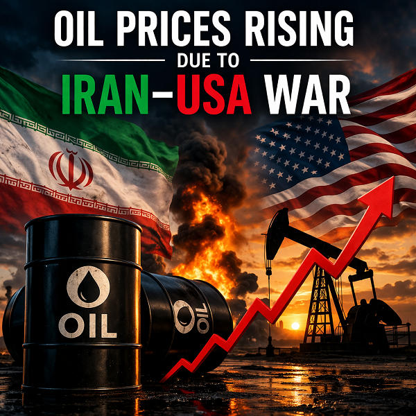 Oil Prices Rising Due to Iran–USA War