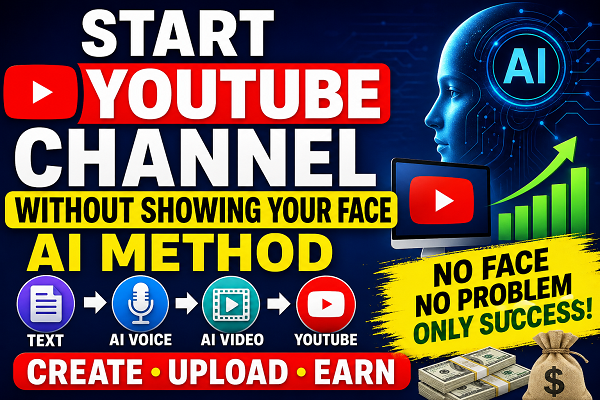 How to Start a YouTube Channel Without Showing Your Face (AI Method)