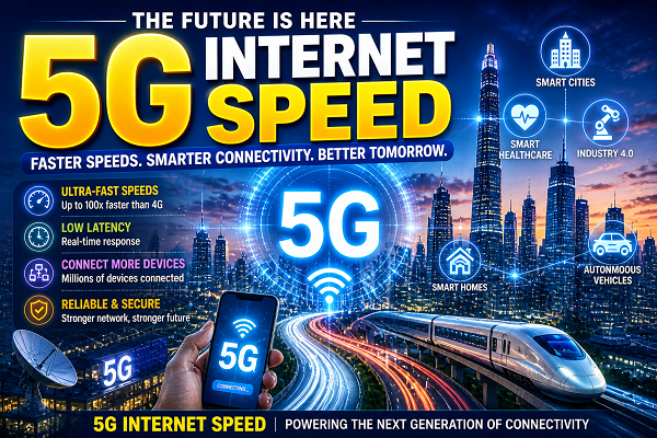 5G technology is the latest generation of mobile communication systems, developed after the evolution of 1G, 2G, 3G, and 4G networks. Earlier generations mainly focused on voice communication and basic internet services. However, with the rapid growth of smartphones, streaming platforms, and digital services, the demand for faster and more reliable internet increased significantly. As a result, 5G technology was introduced to provide high-speed data transmission, low latency, and the ability to connect multiple devices simultaneously. In addition, it supports advanced technologies such as the Internet of Things (IoT), artificial intelligence, and smart cities. Therefore, 5G plays a crucial role in modern communication systems and represents a major step forward in wireless technology development.