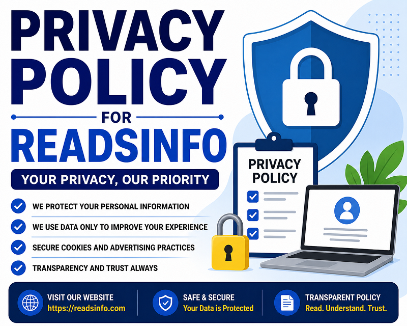Privacy Policy Readsinfo | Data Protection & User Privacy