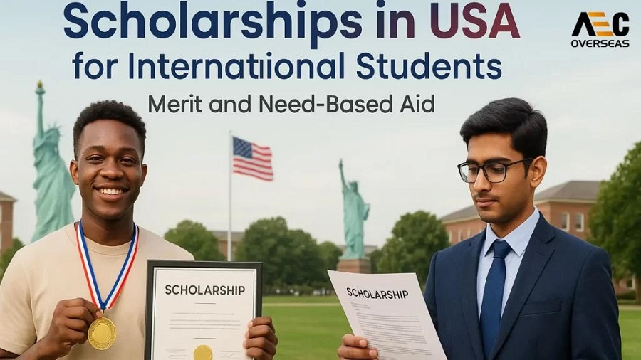USA scholarship for international students university campus life