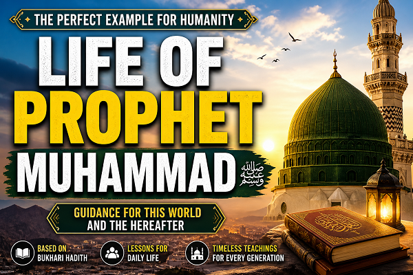 Complete Life of Prophet Muhammad (PBUH) with Bukhari Hadith