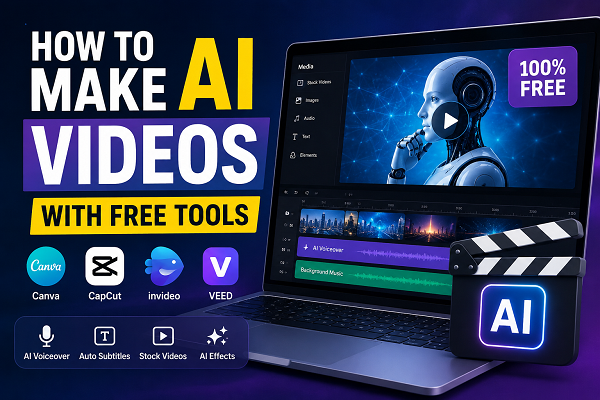 How to make AI videos with free tools for beginners in 2026