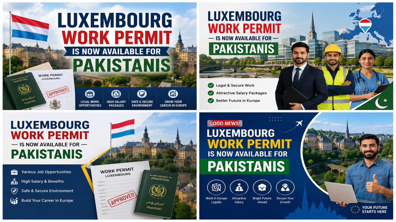 Luxembourg jobs and visa opportunities for Pakistanis