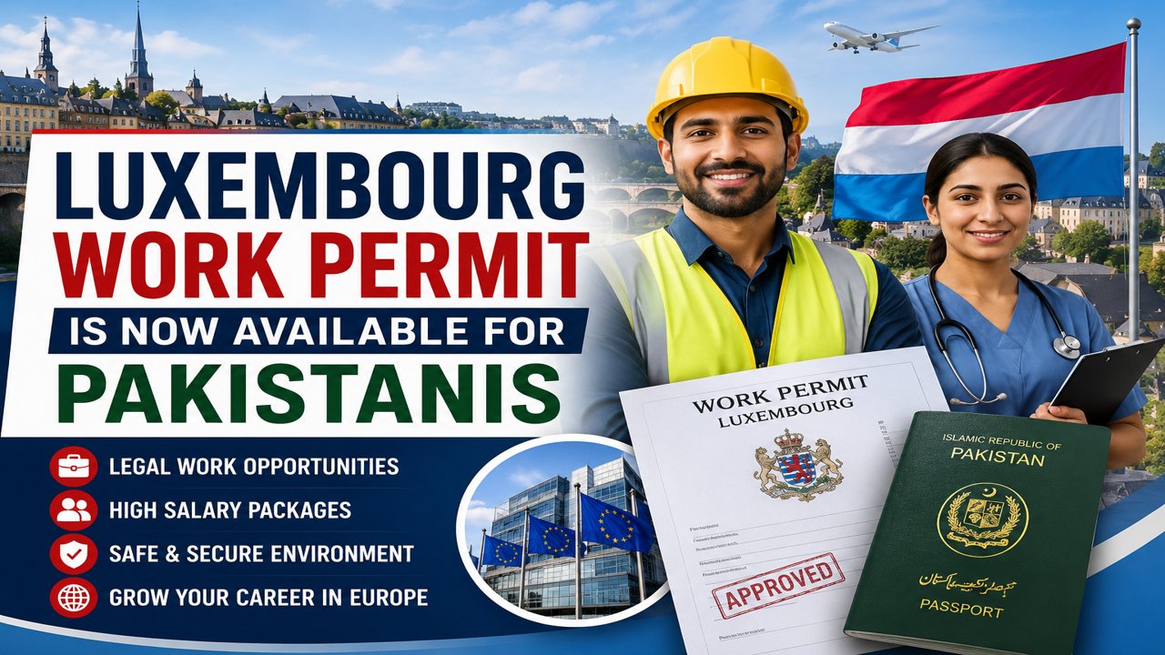 Pakistani workers applying for Luxembourg work permit