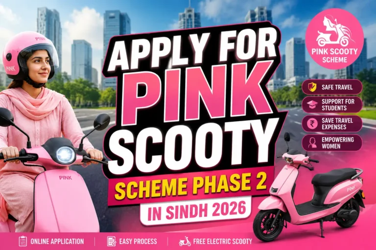Women applying for Sindh Pink Scooty Scheme Phase 2 in Karachi and Sukkur
