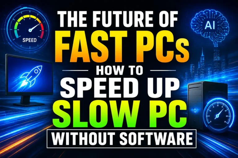 speed up slow PC without software complete guide