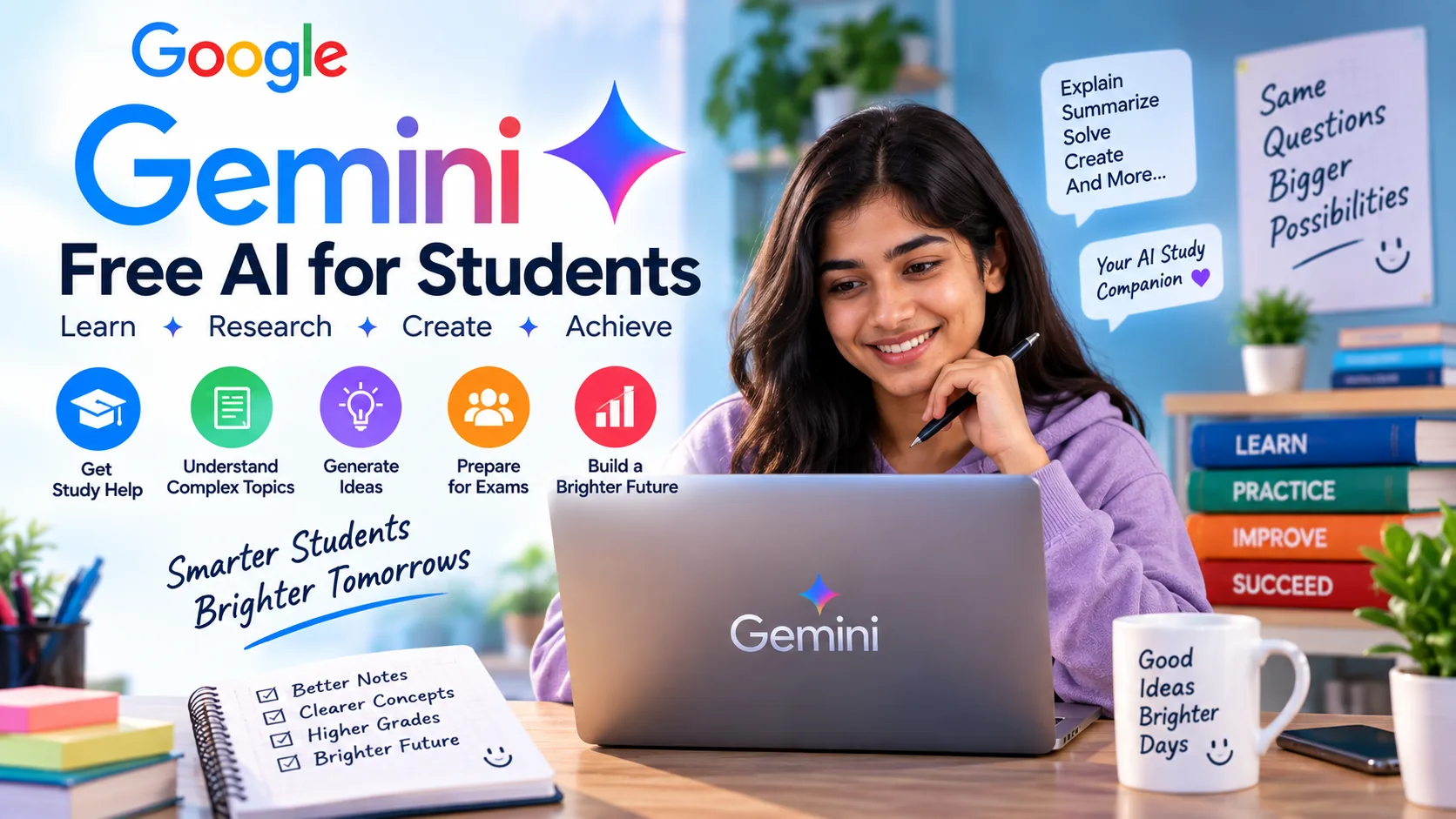 Free Gemini account for students for smarter learning
